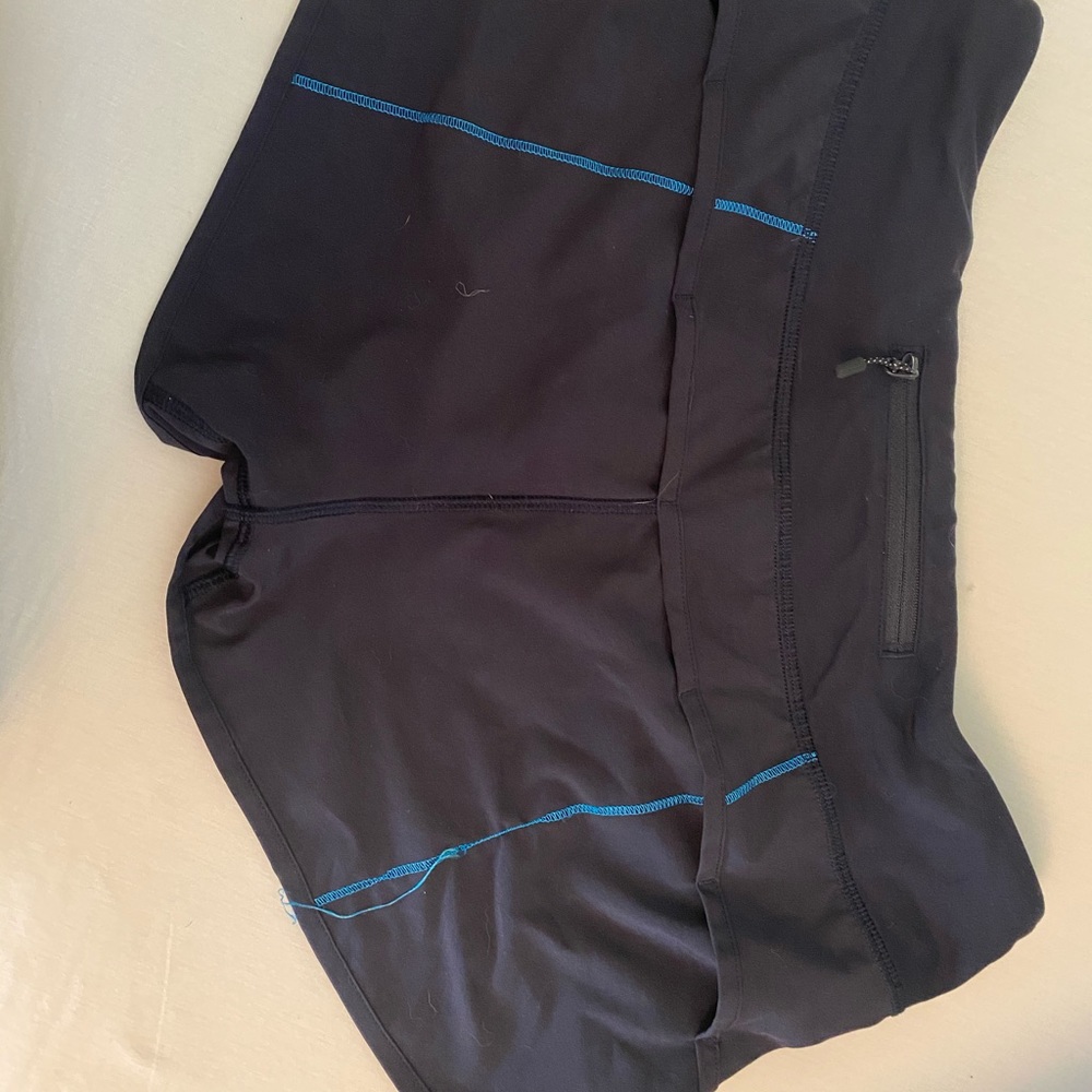 Navy lululemon speed short